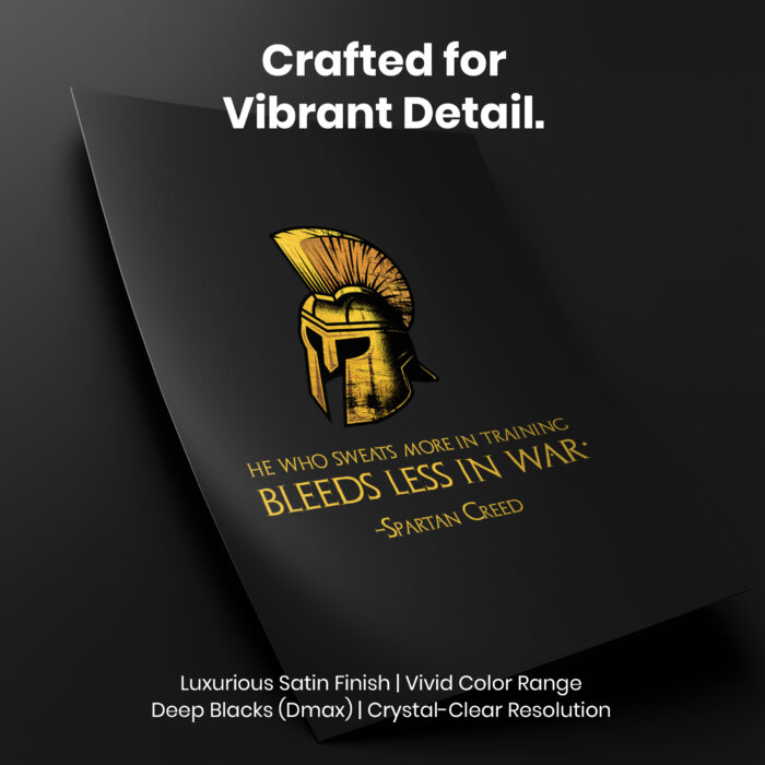 053014-004.Details-Portrait-6.jpg Spartan Helmet Greek Warrior Training  Room Decor - Home Decor For Home -  Greek Helmet Spartan Unframed Wall Poster - Image 4