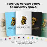 Spartan Helmet Greek Warrior Training  Room Decor - Home Decor For Home -  Greek Helmet Spartan Unframed Wall Poster - Image 6