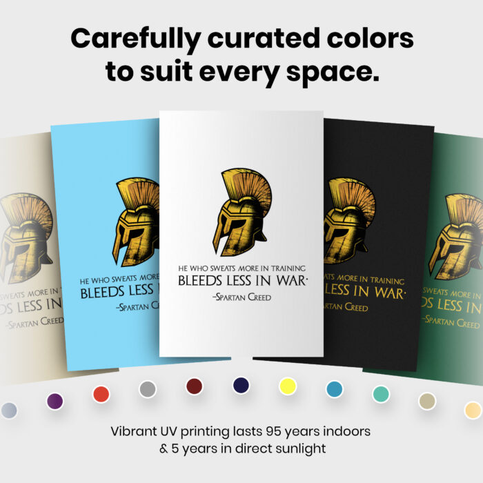 053014-006.Colors-2.jpg Spartan Helmet Greek Warrior Training  Room Decor - Home Decor For Home -  Greek Helmet Spartan Unframed Wall Poster - Image 6