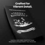 Progressive Party Teddy Riding Moose  Room Decor - Home Decor For Home -  Cool Teddy Roosevelt Unframed Wall Poster - Image 4