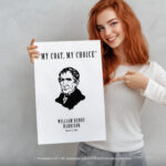 Funny My Coat, My Choice  Room Decor - Home Decor For Home -  William Henry Harrison Unframed Wall Poster - Image 5
