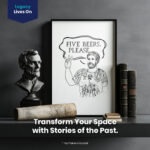 Roman Holds Up Two Fingers Says Five Beers  Room Decor - Home Decor For Home -  Rome History Beer Unframed Wall Poster - Image 2