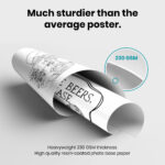 Roman Holds Up Two Fingers Says Five Beers  Room Decor - Home Decor For Home -  Rome History Beer Unframed Wall Poster - Image 3