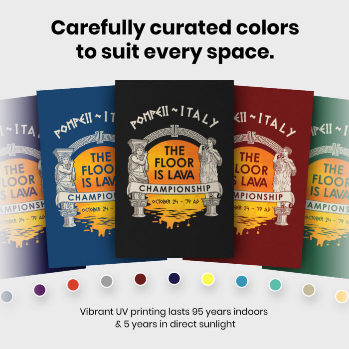 Floor Is Lava Championship History  Room Decor - Home Decor For Home -  Pompeii Ancient Ironic Unframed Wall Poster - Image 6