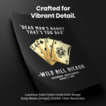 Wild Bill Country Gunslinger Dead Mans Hand  Room Decor - Home Decor For Home -  Wild Bill Hickok Unframed Wall Poster - Image 4