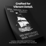 April Showers Bring May Flowers  Room Decor - Home Decor For Home -  Mayflower History Teacher Unframed Wall Poster - Image 4