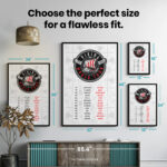 History Viking World Tour Funny  Room Decor - Home Decor For Home -  Front and Backprint Medieval Unframed Wall Poster - Image 7