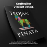 Trojan Horse Pi?ata Greek  Room Decor - Home Decor For Home -  Ironic History Teacher Trojan Unframed Wall Poster - Image 4