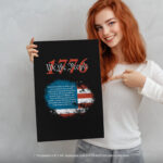 1776 For Men or Women America Flag  Room Decor - Home Decor For Home -  Patriotic We The People Unframed Wall Poster - Image 5