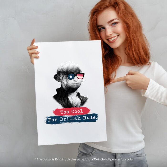 George Washington Fourth Of July  Room Decor - Home Decor For Home -  History Of US Presidents Unframed Wall Poster - Image 5