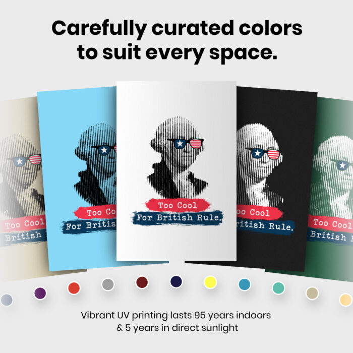 George Washington Fourth Of July  Room Decor - Home Decor For Home -  History Of US Presidents Unframed Wall Poster - Image 6