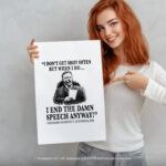 Teddy Roosevelt Gun Shot End Speech  Room Decor - Home Decor For Home -  History of US Presidents Unframed Wall Poster - Image 5