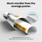 Never Lose Either Win or Learn Motivational  Room Decor - Home Decor For Home -  Nelson Mandela Unframed Wall Poster - Image 3