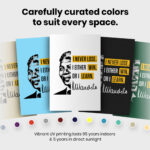 Never Lose Either Win or Learn Motivational  Room Decor - Home Decor For Home -  Nelson Mandela Unframed Wall Poster - Image 6