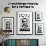 D.B. Cooper Unsolved Mystery  Room Decor - Home Decor For Home -  Skydiving DB Cooper Unframed Wall Poster - Image 7