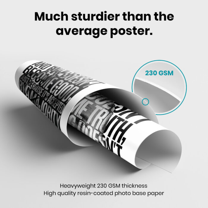 Booker T. Washington Lie Truth Evil Good  Room Decor - Home Decor For Home -  Black History Month Unframed Wall Poster - Image 3