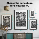 Booker T. Washington Lie Truth Evil Good  Room Decor - Home Decor For Home -  Black History Month Unframed Wall Poster - Image 7