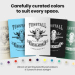 Western Cowboy History Cattle Skull Guns  Room Decor - Home Decor For Home -  Tunstall Regulators Unframed Wall Poster - Image 6