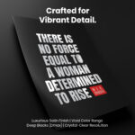 W. E. B. Du Bois  Room Decor For Home -  Force Of Woman Determined To Rise Unframed Wall Poster - Image 4