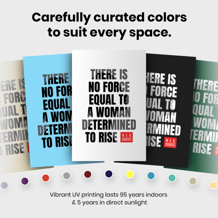 W. E. B. Du Bois  Room Decor For Home -  Force Of Woman Determined To Rise Unframed Wall Poster - Image 6