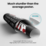 Scandinavian Cruise Line  Room Decor - Home Decor For Home -  Viking World Tour Norge Viking Rise Unframed Wall Poster - Image 3