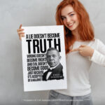 Booker T. Washington Lie Truth Evil Good Room Decor - Home Decor - Black History Month Unframed Wall Poster - Image 5